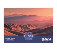 Landscape of Rolling Hills 1000 Pièces Carton Premium Lot de Puzzles Desert Landscape at Golden Hour Anti-Stress Jeu Créatif Puzzles As Birthday Gifts 70x50cm/1000pcs