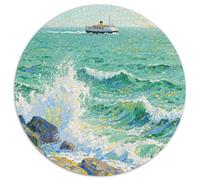 Landscape Puzzle 1000 Pieces Cadeau Unique Dot Painted Color Painting Jeu Éducatif Défi Jouet À De Qualité Supérieure Peinture Art pour Adultes Et Enfants À Partir De 14 Ans 1000pcs (67.5x67.5cm)