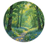 Landscape Puzzle 1000 Pièces Cadeau Unique Dot Painted Color Painting Jeu Éducatif Défi Jouet À De Qualité Supérieure Peinture Art pour Adultes Et Enfants 1000pcs (67.5x67.5cm)