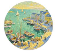 Landscape Puzzle 1000 Pièces Educa Jouet en Bois Divertissement Créatif Décoration Intérieure Dot Painted Color Painting Jeu Éducatif Challenge Toy Adultes & Enfants des 14 Ans 1000pcs (67.5x67.5cm)
