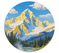 Landscape Puzzles 1000 Pieces Cadeau Unique Dot Painted Color Painting Jeu Éducatif Challenge Toy À De Qualité Supérieure Peinture Art pour Adultes Et Enfants 1000pcs (67.5x67.5cm)