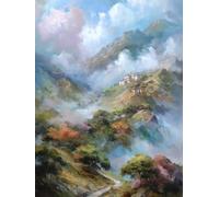 Landscape Tree,1000-piece Puzzle for Adults,Classic Jigsaw Puzzle,High-Difficulty Puzzles,Fun and Creative DIY Toys,50x70cm