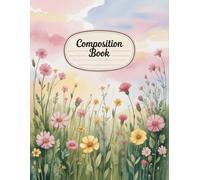 Landscape Watercolor Nature Notebook: 120 Pages Composition Book, with Cartoon Cover Design, designed for Ideas, Drawing, Women, Kids, Teens, Birthday ... designed for Ideas, Drawing, Women, Kids, Te