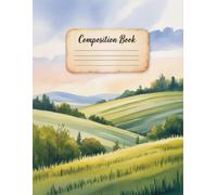 Landscape Watercolor Nature Notebook: 120 Pages Composition Book, with Childrenstorybook Cover Design, great for School Notes, Drawing, Journaling, ... with Childrenstorybook Cover Design, great