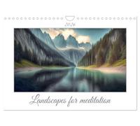 Landscapes for Meditation (Wall Calendar 2026 DIN A4 landscape), CALVENDO 12 Month Wall Calendar: Paths to Peace and Serenity