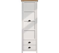 trendteam Smart Living - Armoire - Armoire - côté Ville - Dimensions d'assemblage (LxHxP) 65 x 201 x 41 cm - Couleur Gris Clair avec chêne Artisanal - 2118129F4