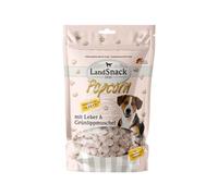 LandSnack Popcorn | La collation pour chiens avec moins de 1 % de matières grasses | La friandise spéciale d'Allemagne (avec foie et moule aux orles vertes 100 g)
