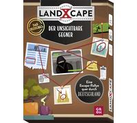 LandXcape - Der unsichtbare Gegner : Eine Escape-Rallyquer durch Deutschland | Mehrfach spielbares Escape Game mit 50 Karten für Kinder AB 12 und Erwachsene
