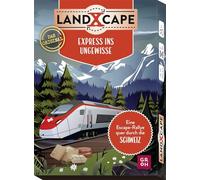 LandXcape - Express ins Ungewisse: Eine Escape-Rallye quer durch die Schweiz | Mehrfach spielbares Escape Game für Kinder ab 12 & Erwachsene (Regionale Geschenke aus und für die Schweiz)