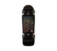 Landyachtz Ditch Life Longboard complet à vague sinusoïdale noire, 78,7 x 24,8 cm
