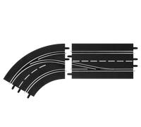 Lane Change Curve left, in to out