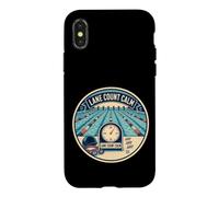 Lane Count Calm Comptage des Longueurs en Piscine Coque pour iPhone X/XS