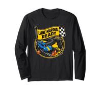 Lane Marshal Ready Circuit Miniature Drapeau Damier Manche Longue