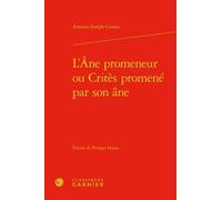L'ane Promeneur Ou Critès Promené Par Son Âne