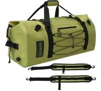 Lanedo Sac de voyage imperméable de 80 l avec sangles et poignées durables pour kayak, paddleboard, bateau, rafting, pêche, camping (vert), bleu, Voyage