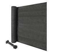 Laneetal Brise Vue 150 g/m² Anthracite Pare-Soleil pour Balcon, Jardin Protection Contre Le Vent avec Cordon de Fixation 1,8x10m