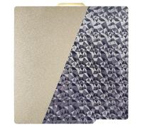 LANEKGU Plaque de construction double face 257 x 257 mm pour Bambu Labs, PEI texturé + plaque d'acier à ressort PEO lisse, plate-forme de lit d'impression pour Bambu Lab X1C/X1/X1E/P1P/P1S/A1