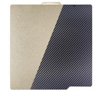 LANEKGU Plaque de construction double face 257 x 257 mm pour Bambu Labs, PET lisse + plaque d'acier à ressort PEI texturée, plate-forme de lit d'impression pour Bambu Lab X1C/X1/X1E/P1P/P1S/A1