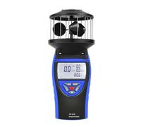 L'anémomètre Numérique De Compteur Vent Portatif Affiche La Température Du, Le Volume D'air, Vitesse/direction Avec Rétroéclairage LCD Mesures Précises Polyvalentes