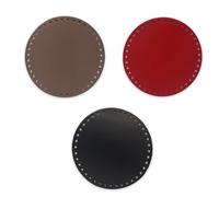 LaneWorld Base pour sac à crochet, rond, 18 cm, résistance maximale, fond pour sac à crochet, bricolage, fond pour sac en cuir, 3 pièces (FB1)