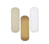 LaneWorld Fondi - Base pour sac à crochet, 3 pièces, rectangulaire, 21 cm x 8 cm, en cuir, résistance maximale, bricolage (fb14)