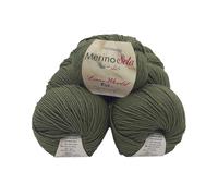 LaneWorld Pelote mérinos soie, 80 % laine mérinos 20 % soie, 50 g, fil pour aiguilles 3,5-4 et crochet 4,5-5, doux et brillant, fabriqué en Italie (10, MS32)