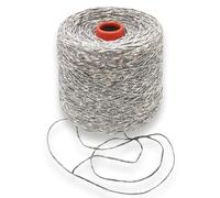 LaneWorld Roche de coton Virgolino pour sacs à main avec lamé ou sans, fils pour sacs, lanière - roches de 500 g/300 g (sans lamé couleur 7, 500 g)