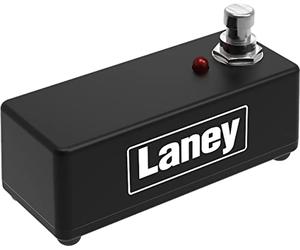 Laney FS1-MINI foot switch - Single Switch Mini Pedal - LED Status Light - With Removable Lead