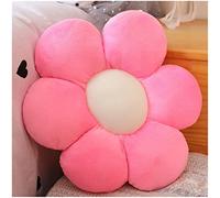 LANFIRE Coussin à Fleurs de Plancher - Oreiller de Siège de Chaise Tatami en Peluche pour Canapé-lit (30cm, Pink)