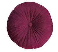 LANFIRE Coussin de Citrouille avec Oreiller Coussin d'oreiller de Plancher Coussin Rond Coussin de siège d'auto de Chaise de canapé de lit en Forme de Citrouille (35cm, Red Wine)