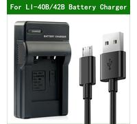 LANFULANG caméra chargeur de batterie LI-42B LI-40B pour Olympus Stylus 550WP 700 710 720SW 725SW 730 740 750 760 770SW 7010 7030 7040