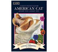 LANG American Cat™ 24991003156 Agenda de poche mensuel 2024