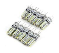 Lang Boss Lot de 10 ampoules LED G4 1 W Angle de faisceau 360 degrés Non dimmable Pour éclairage de meubles, de bureau, de marchandises, éclairage intérieur Blanc froid