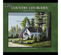 LANG Calendrier mural 2024 Country Churches (24991001904)