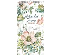 LANG Calendrier mural vertical 2023 Aquarelle Seasons (23991079144)