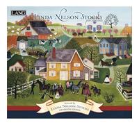 Lang Companies, Linda Nelson Stocks Calendrier mural 2026 édition spéciale, 31,8 x 35,6 cm, calendrier de 12 mois avec reliure agrafée