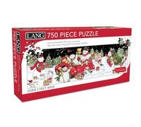 Lang Companies, Puzzle panoramique Jour de neige de 750 pièces par Susan Winget