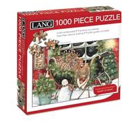 Lang Companies, puzzle traîneau du Père Noël de 1000 pièces par Susan Winget