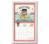 Lang contemporain Cadre Calendrier - Blanc