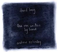Lang, D. - This Was Written By Hand