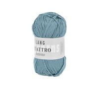 Lang Quattro Couleur au choix de haute qualité coton peigné mercerisé uni laine (188 - Turquoise)