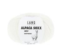 Lang Yarns Alpaca Soxx 4-ply 1062.0002 Pelote de laine Blanc
