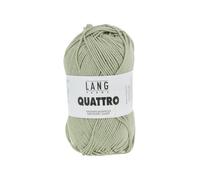 Lang Yarns Fil à Tricoter 100% Coton Quattro Color : 91 Vert
