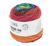 Lang Yarns Laine mérinos 150 Dégradé 0008 arc-en-ciel, 50 g