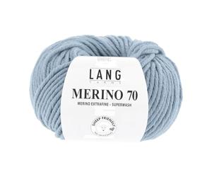 Lang Yarns Merino 70 - jeans clair 033