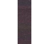 Lang Yarns Mille Colori & Lace Luxe Chaussettes Aubergine Or 80