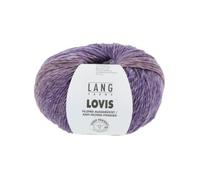 Lang Yarns Pelote à Tricoter 100% Laine Vierge Lovis Color : 0006 Violet