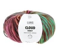 Lang Yarns Pelote de laine Cloud Funky 100g Multicolore Bleu et Rose 0026 Multicolore Bleu et Rose 0026