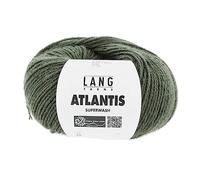 Lang Yarns Pelote de Laine Vierge Atlantis Color : 0098 Vert