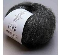 Lang Yarns Pelote Mohair Fancy Fb.70 Anthracite 25 g 140 m